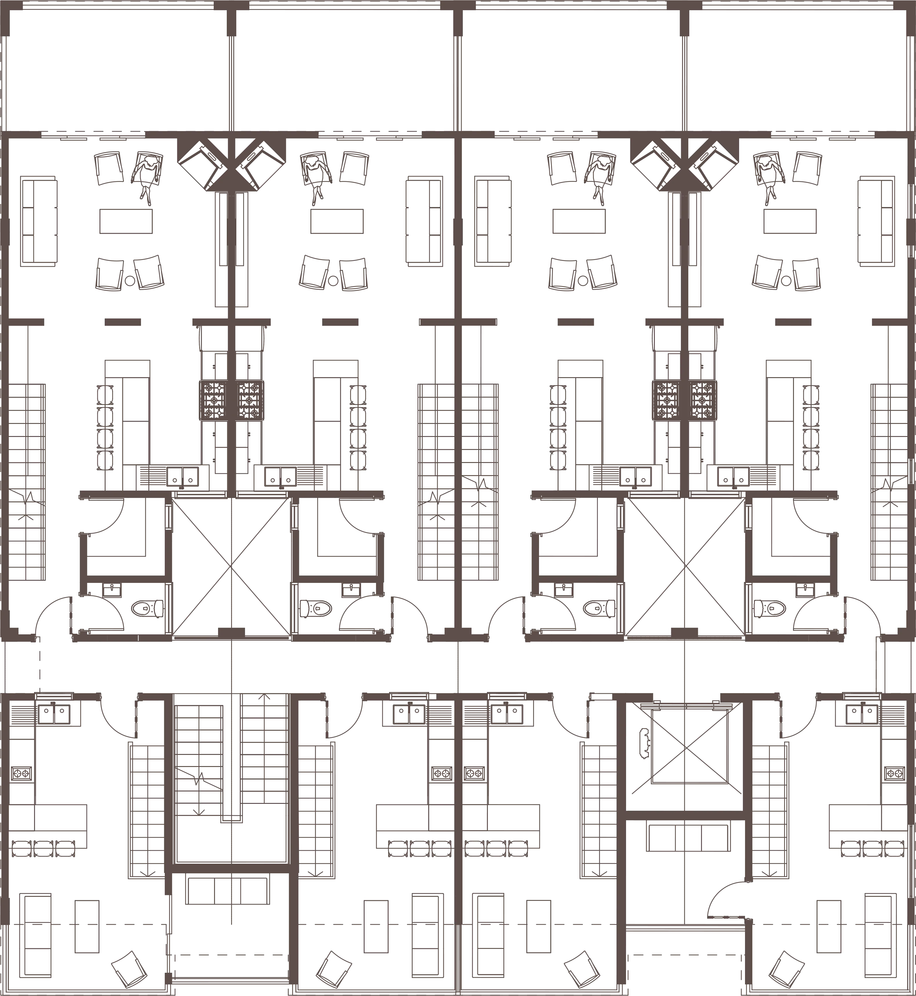 Block A first floor plan