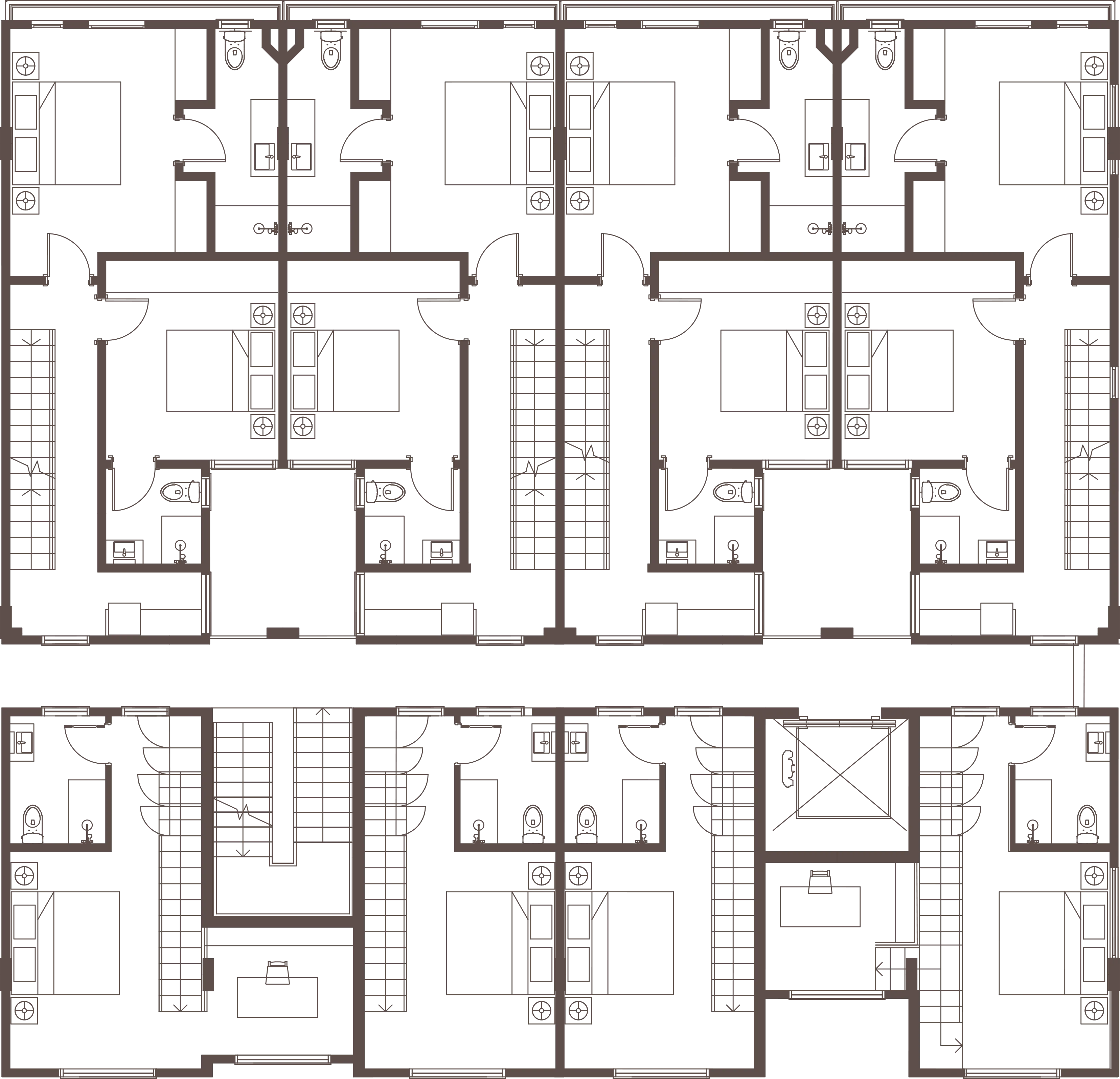 Block A second floor plan