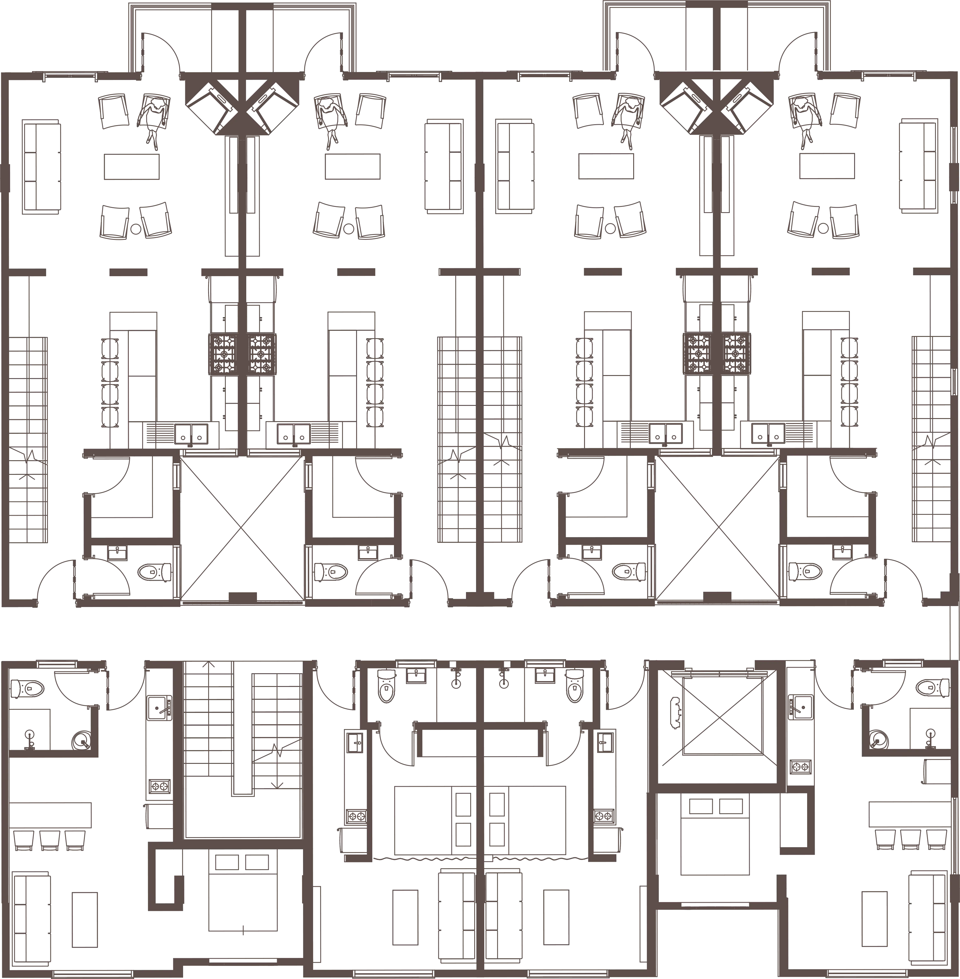 Block A fourth floor plan